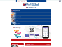 Tablet Screenshot of globalimebank.com